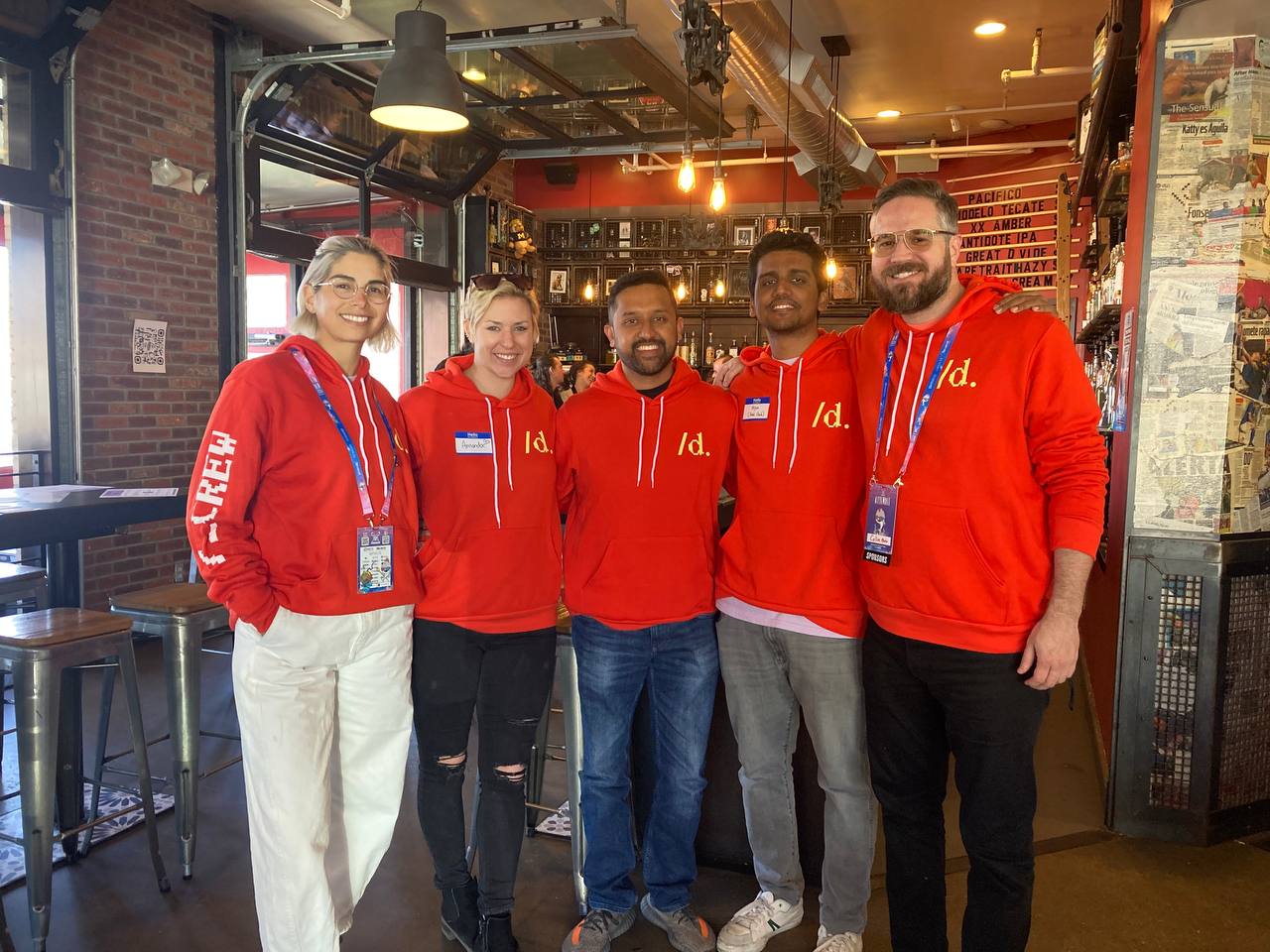 A picture of the Dabl event team.